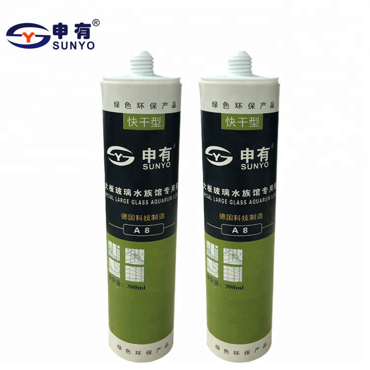Waterproof Aquarium Glass Silicone Sealant 300ML CE ISO9001 SGS Approval