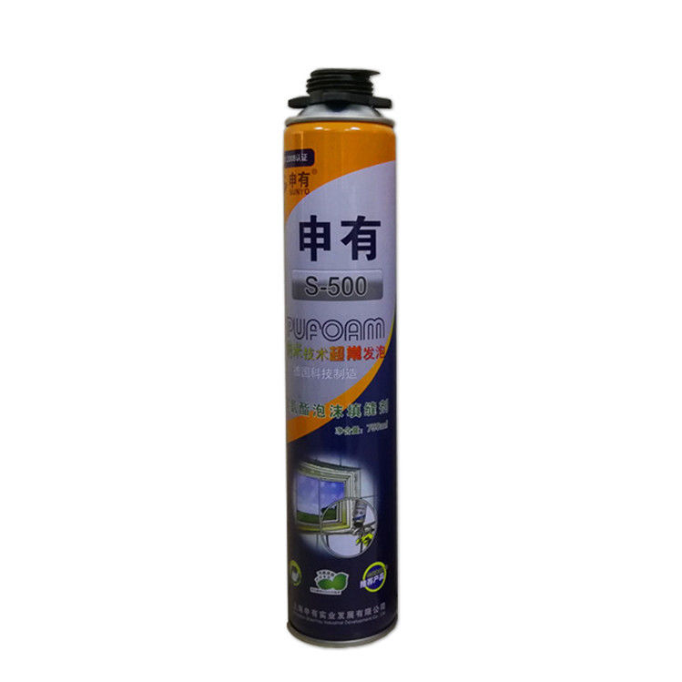 Strong Adhesive Fireproof Expanding Foam , Pu Expanding Foam Customized Color