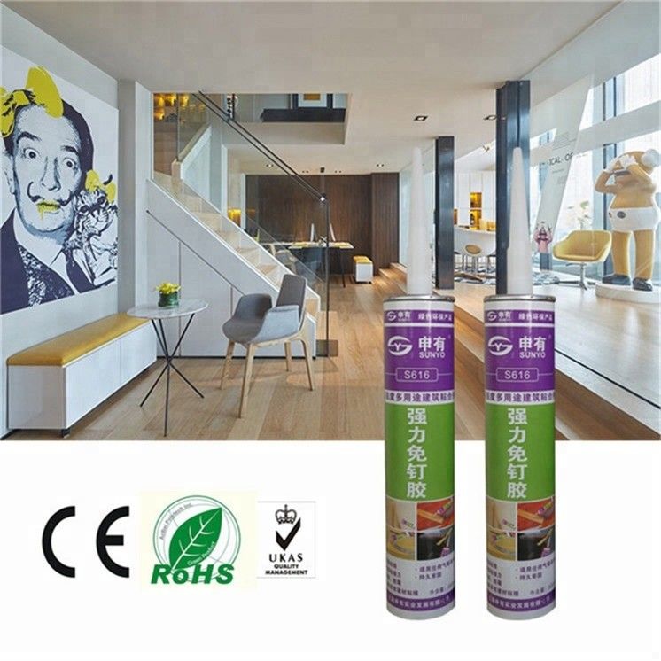 Waterproof Interior Silicone Sealant Excellent Adhesion For Particle Board